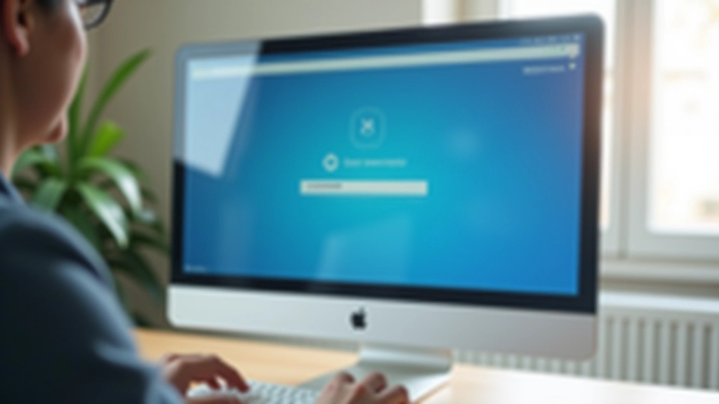 Pantalla de computadora mostrando un navegador web con la barra de direcciones clara y visible en la parte superior